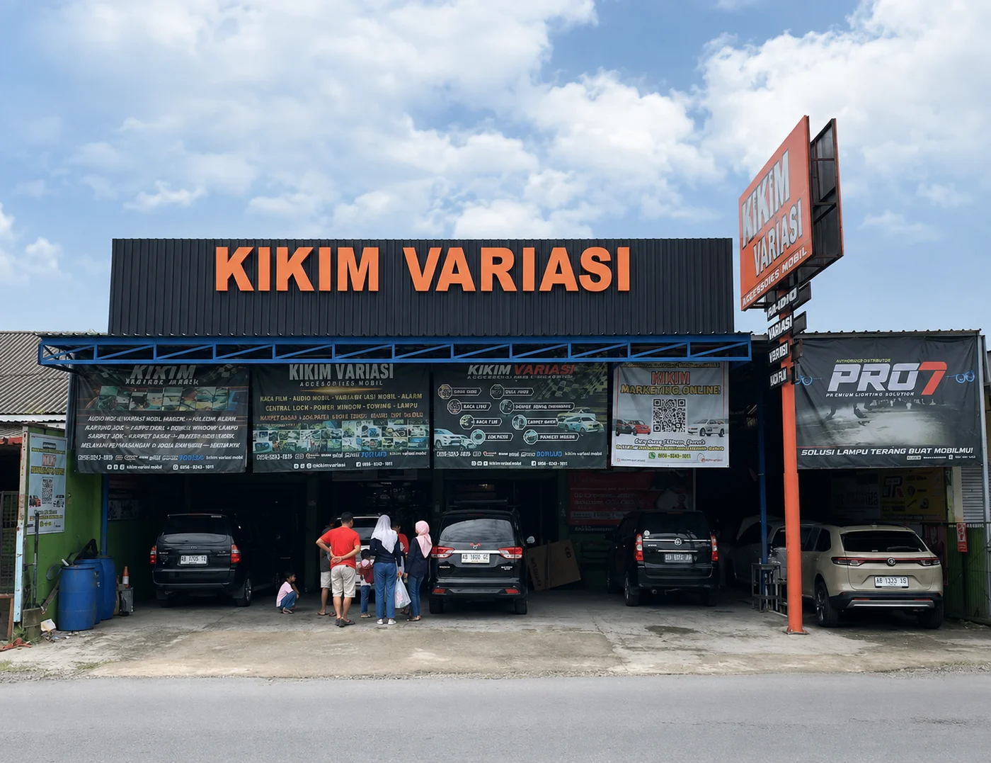 Eksterior toko Kikim Variasi Parangtritis